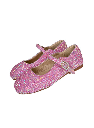 Pretty in Pink Crystal Ballet Flat