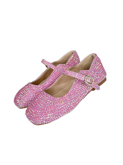 Pretty in Pink Crystal Ballet Flat