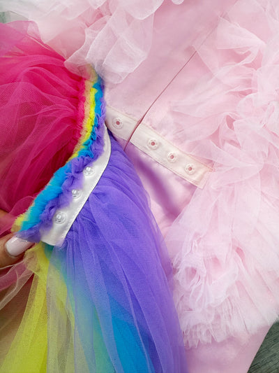 Pink Rainbow Gems Party Dress