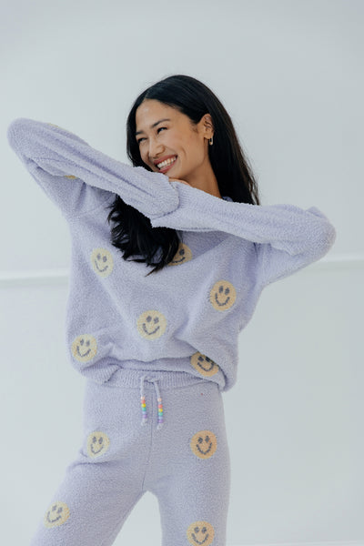 Women's Smiley Fuzzy Set