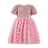 Glinda Roses Puff Sleeve Dress