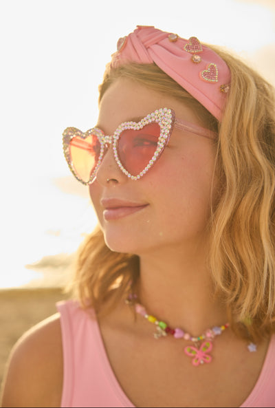 Candy Crystal Heart Headbands