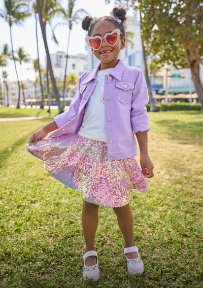 Sequin Ombre Party Skirt