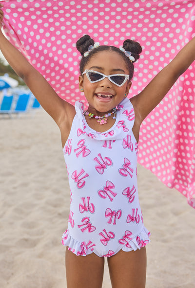 Water Color Bows Swimsuit