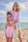 Women's Rainbow Crystal Coverup