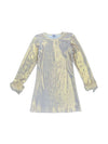 Gold Shimmer Feather Dress