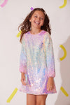 Sequin Ombre Party Dress