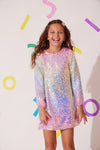 Sequin Ombre Party Dress