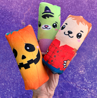 Two Flippin Cute Plush Water Wigglers Halloween