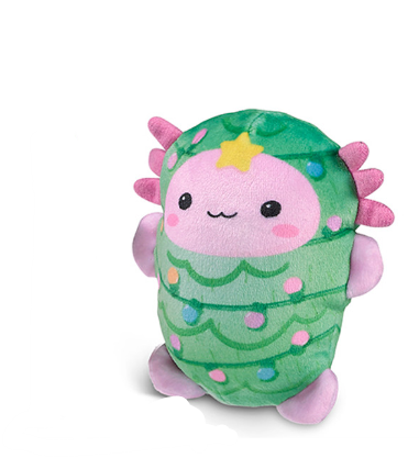 Bubble Stuffed Squishy Friends - A Very Axolotl Christmas