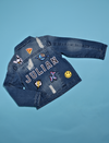 Womens Customizable Patch Denim Jacket