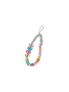 Lola + The Boys Accessories Heart Charm Beaded Phone Charm