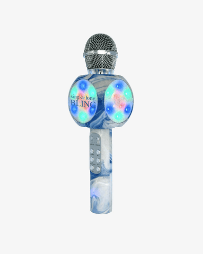 Trend Tech Accessories Blue Swirl Karaoke Microphone & Bluetooth Speaker