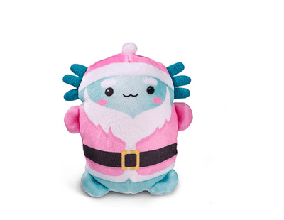 Top Trenz Accessories Santa Puff Bubble Stuffed Squishy Friends - A Very Axolotl Christmas