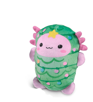 Top Trenz Accessories Treezy Bubble Stuffed Squishy Friends - A Very Axolotl Christmas