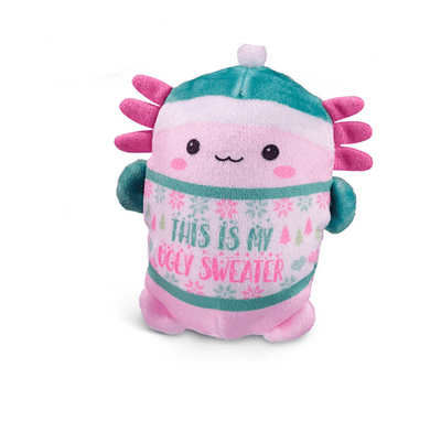 Top Trenz Accessories Sweater Squish Bubble Stuffed Squishy Friends - A Very Axolotl Christmas