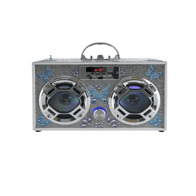 Trend Tech Accessories Butterfly Bling Boombox & Bluetooth Speaker