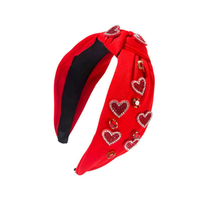 exclude-fall Accessories Red Candy Crystal Heart Headbands