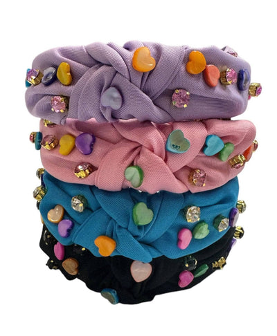 Lola + The Boys Accessories Candy Heart Headbands