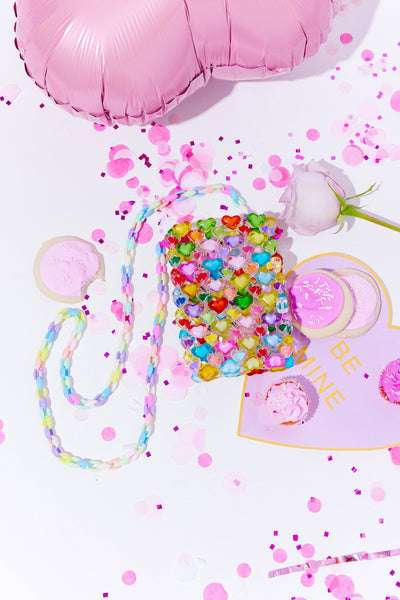 Lola + The Boys Accessories Candy Hearts Crossbody