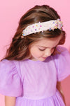 Lola + The Boys Accessories Candy Pearl Knot Headband