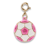 Lola + The Boys Accessories Gold Glitter Soccer Ball Charm It! Charms & Bracelets