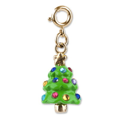 Lola + The Boys Accessories Gold Christmas Tree Charm Charm It! Charms & Bracelets