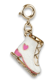 Lola + The Boys Accessories Gold Glitter Ice Skate Charm It! Charms!