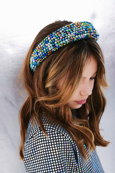 Lola + The Boys Accessories Crystal Encrusted Headband