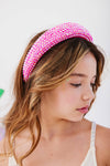 Lola + The Boys Accessories Crystal Encrusted Headband