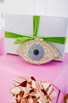 Lola + The Boys Accessories Crystal Evil Eye Clutch