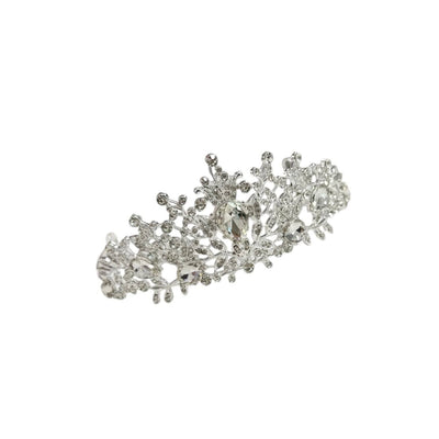 exclude-fall Accessories Silver Crystal Crowns Tiaras Crystal Princess Tiaras