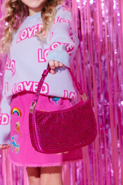 Lola + The Boys Accessories Crystal Shimmer Purse