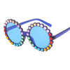 Lola + The Boys Accessories Blue Disco Sunglasses