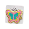 Lola + The Boys Accessories Butterfly Fuzzy Hair Clips