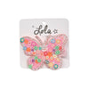 Lola + The Boys Accessories Butterfly Glitter  Hair Clips