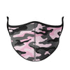 exclude-archive Accessories Pink camo Graphic Print Mask (8 & up)