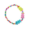 Lola + The Boys Accessories green/pink/blue Gummy Bear Beaded Bracelet