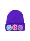 Lola + The Boys Accessories Happy  Emoji Beanie