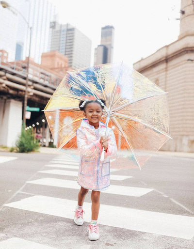 Lola + The Boys Accessories Holographic Umbrella