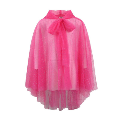 Lola + The Boys Accessories 2/3 Hot Pink Crystal Cape