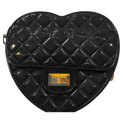 exclude-fall Accessories Black Jelly Coco Heart Purse