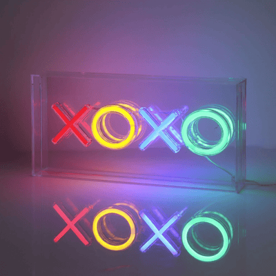 Trend Tech Accessories Neon Art Desktop & Wall Signs-XOXO