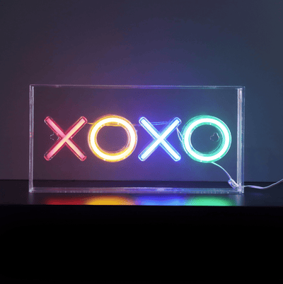 Trend Tech Accessories Neon Art Desktop & Wall Signs-XOXO