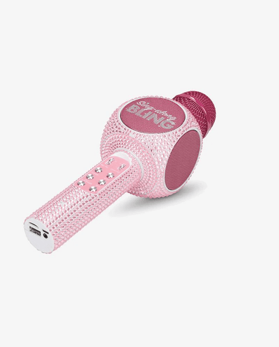 Trend Tech Accessories Pink Bling Karaoke Microphone & Bluetooth Speaker