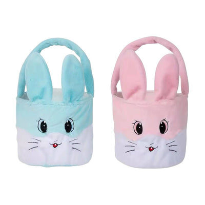 Lola + The Boys Accessories Plush Bunny Basket