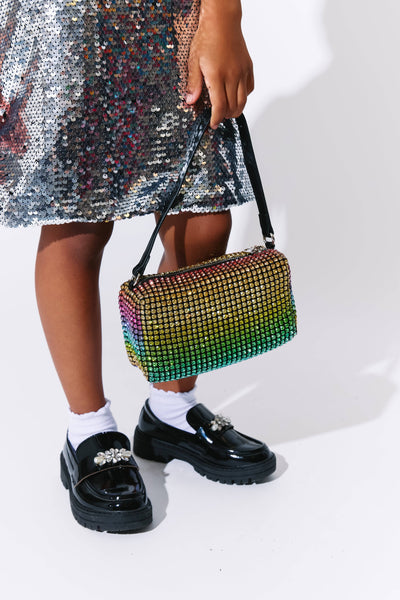 Lola + The Boys Accessories Rainbow Crystal Purse