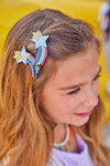 Lola & The Boys Accessories Rainbow Dreams Hair Clips (pack of 2)