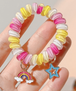 Lola + The Boys Accessories Rainbow Girl candy bracelet - Set of 3