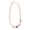 Lola + The Boys Accessories Smiley Pearl Chain Choker